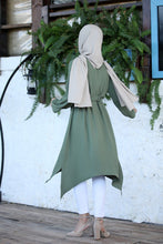 Load image into Gallery viewer, Fern Green Modest Tunic - Buy Abaya Online