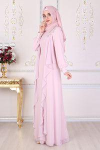 Powder Pink Abaya - Buy Abaya Online