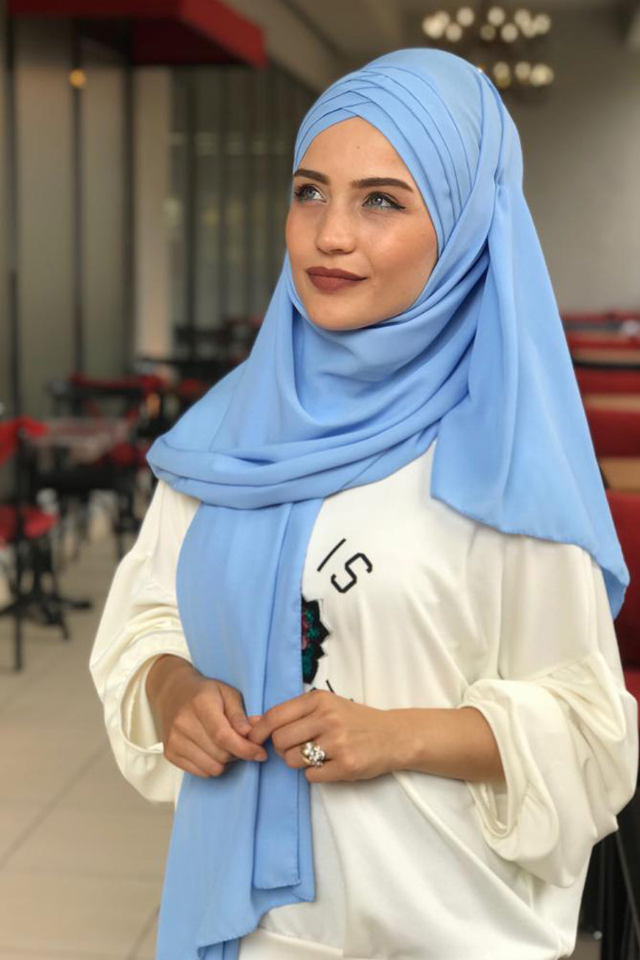 Instant Ice Blue Hijab - Buy Abaya Online