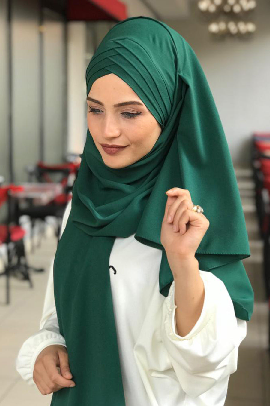 Instant Emerald Green Hijab - Buy Abaya Online