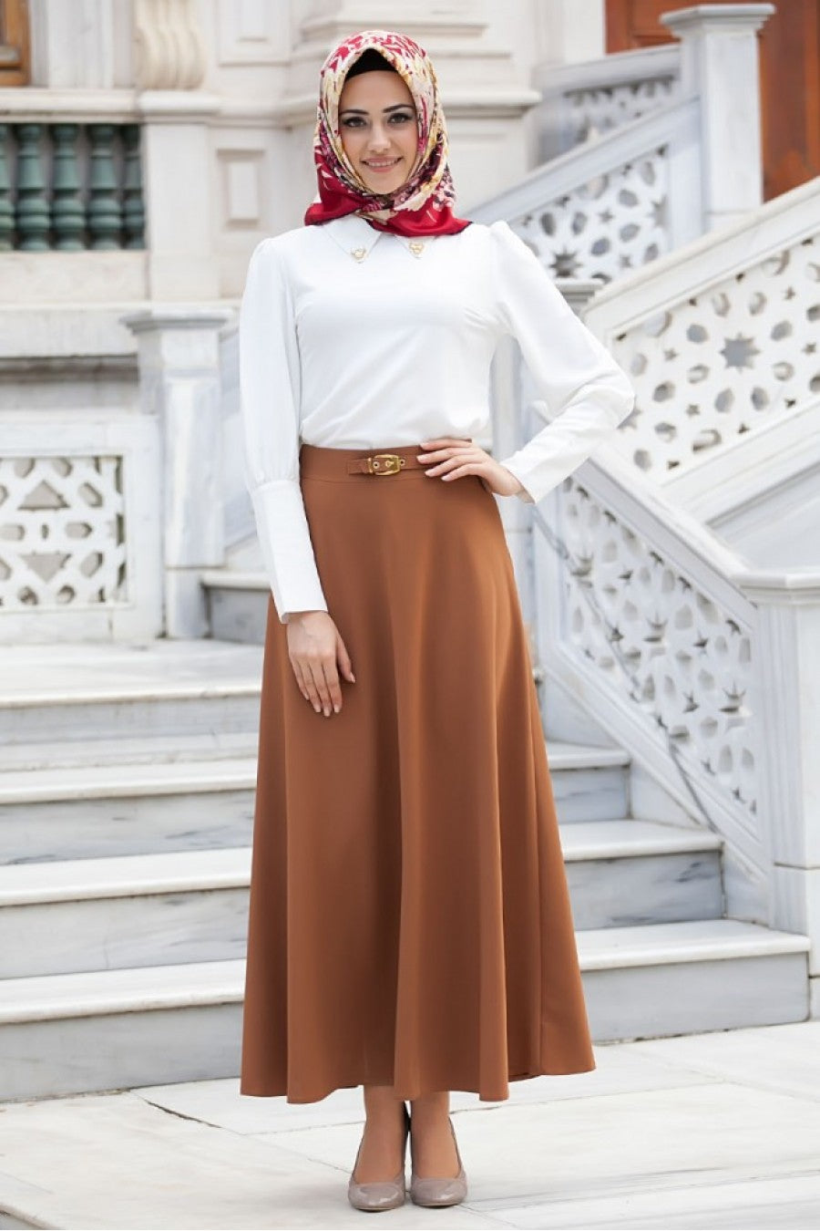 Tan Colour Skirt - Buy Abaya Online