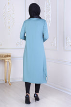 Load image into Gallery viewer, Mint Green Tunic with Drawstring - Buy Abaya Online