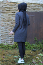 Load image into Gallery viewer, Dark Grey Love Sweater - Buy Abaya Online