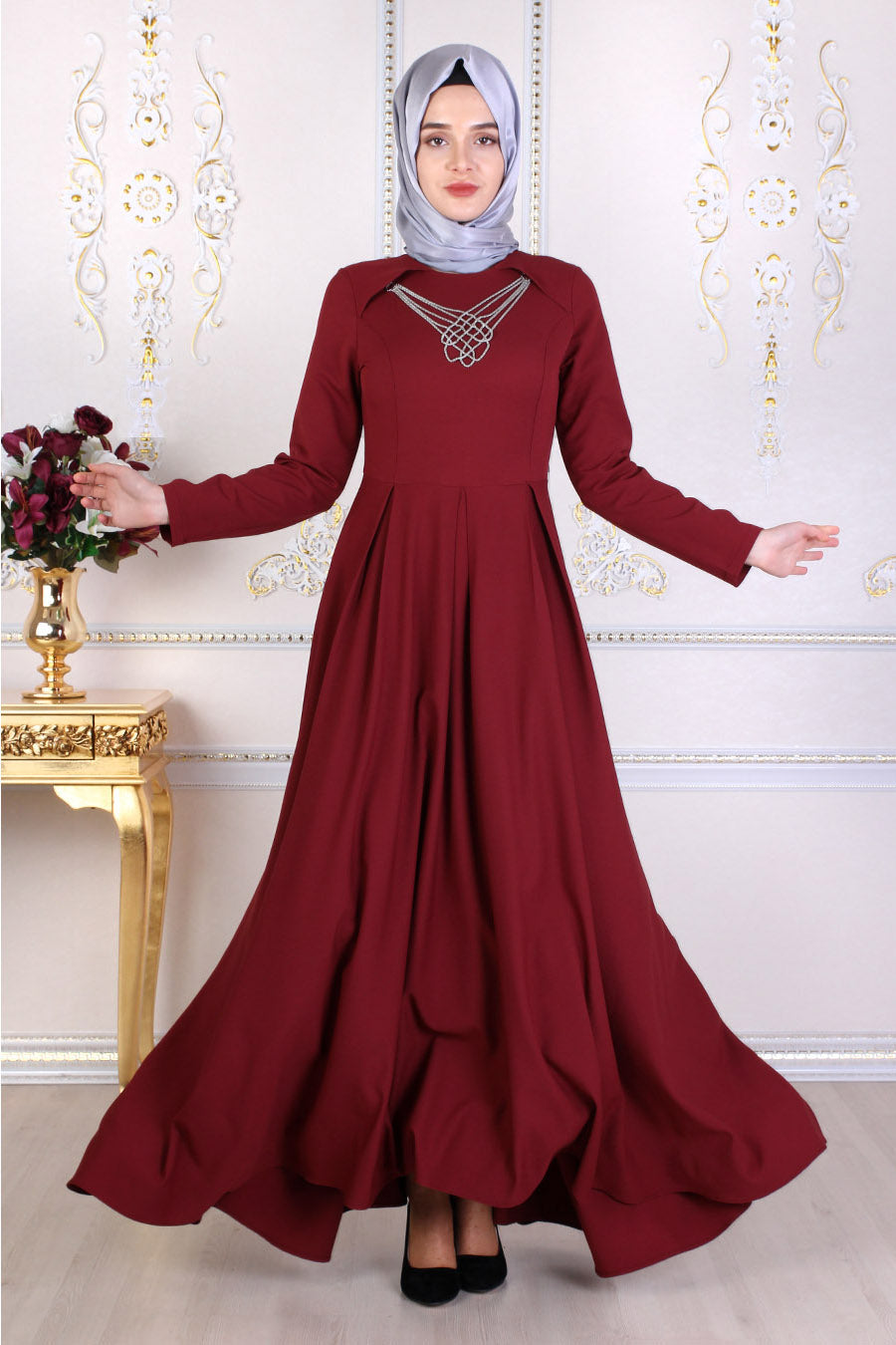 Red Maxi Abaya - Buy Abaya Online