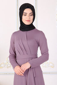 Lilac Flouncy Abaya - Buy Abaya Online