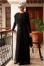 Load image into Gallery viewer, Black Modest Jumpsuit - Buy Abaya Online